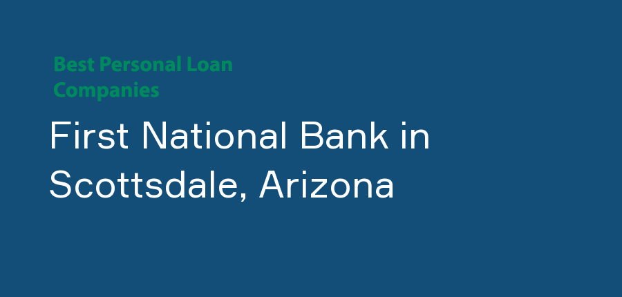 First National Bank in Arizona, Scottsdale