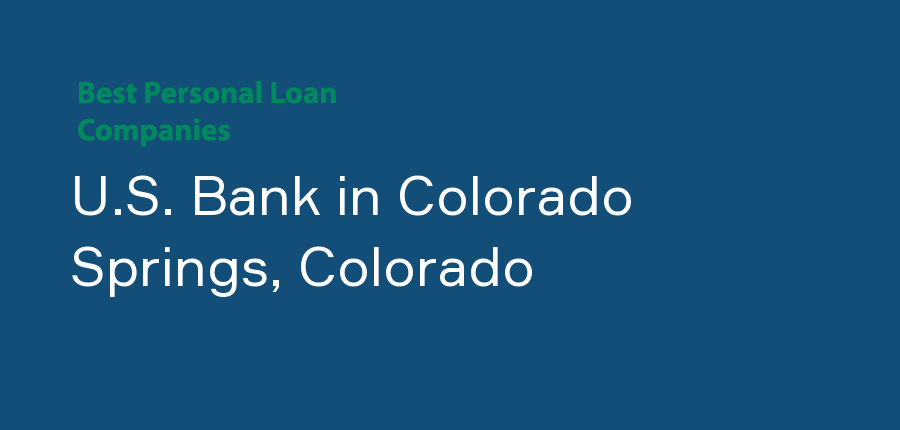 U.S. Bank in Colorado, Colorado Springs