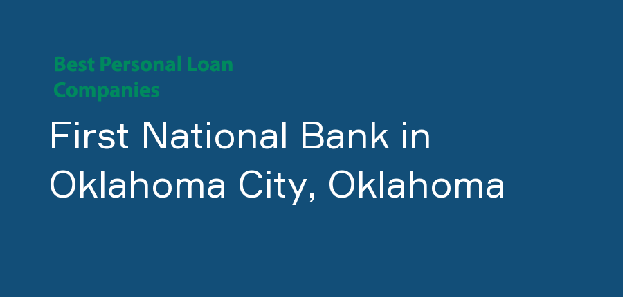 First National Bank in Oklahoma, Oklahoma City