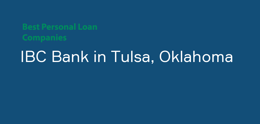 IBC Bank in Oklahoma, Tulsa