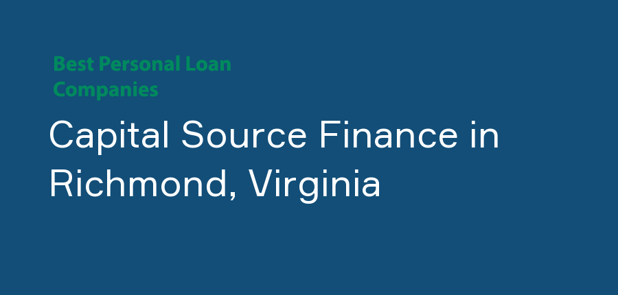 Capital Source Finance in Virginia, Richmond