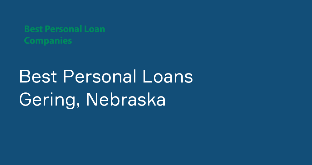 Online Personal Loans in Gering, Nebraska