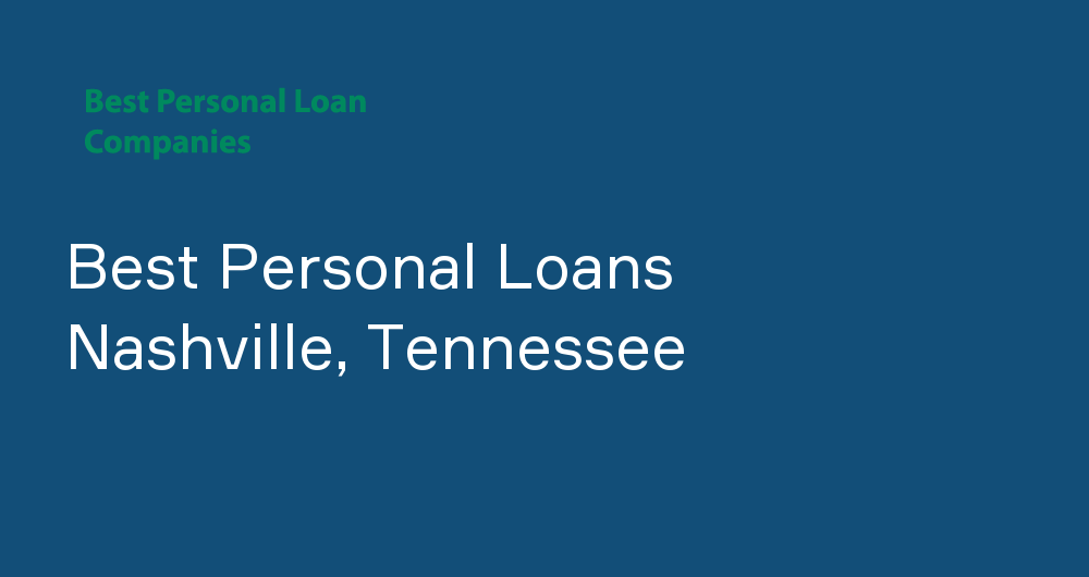 Online Personal Loans in Nashville, Tennessee