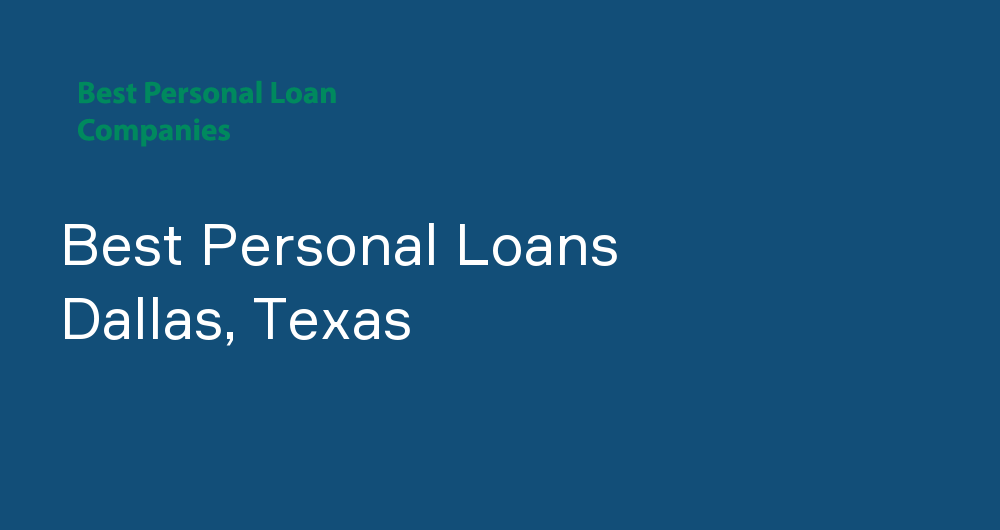 Online Personal Loans in Dallas, Texas