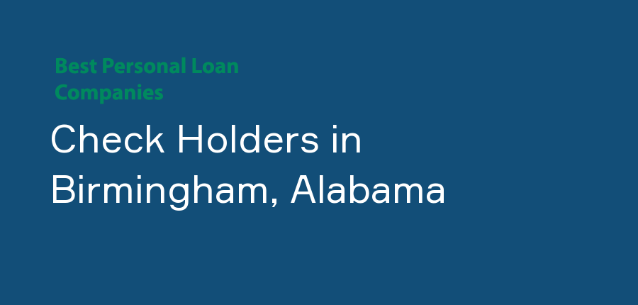 Check Holders in Alabama, Birmingham