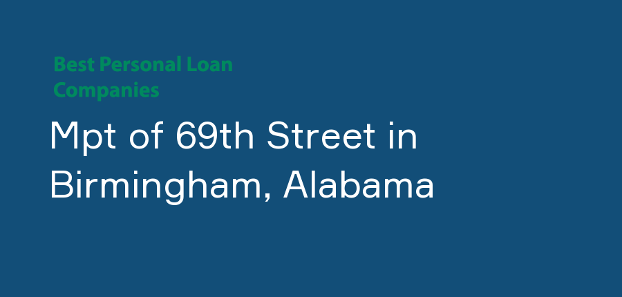 Mpt of 69th Street in Alabama, Birmingham