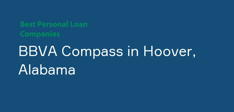 BBVA Compass in Alabama, Hoover