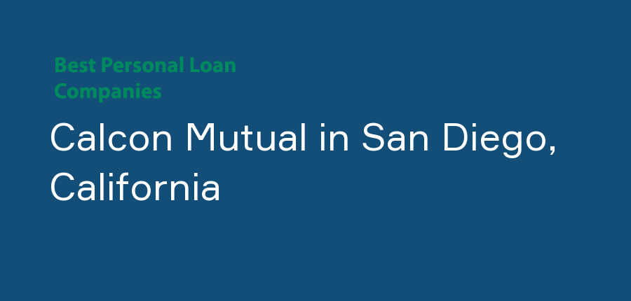 Calcon Mutual in California, San Diego