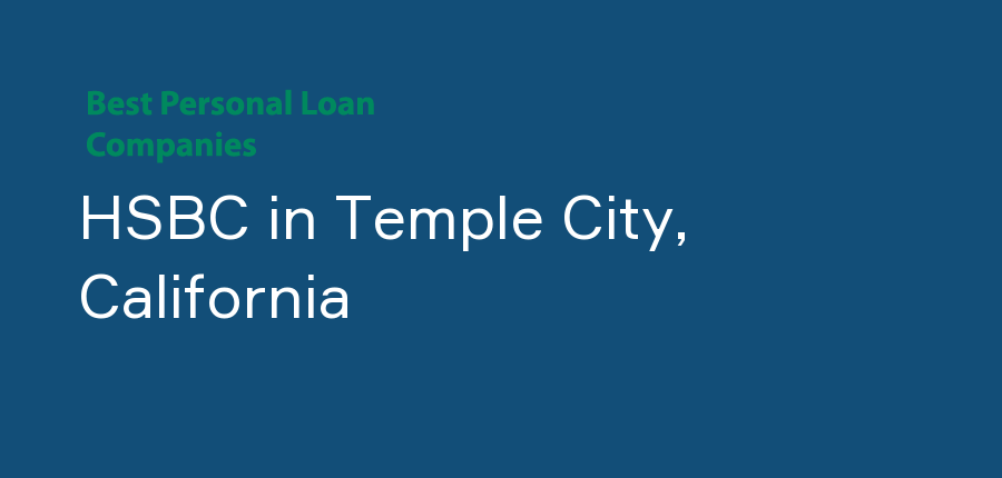 HSBC in California, Temple City