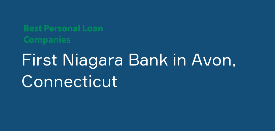 First Niagara Bank in Connecticut, Avon