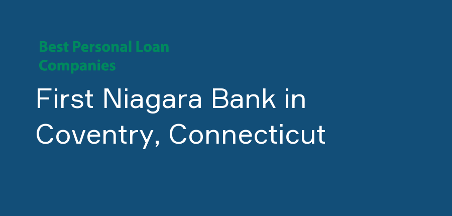 First Niagara Bank in Connecticut, Coventry