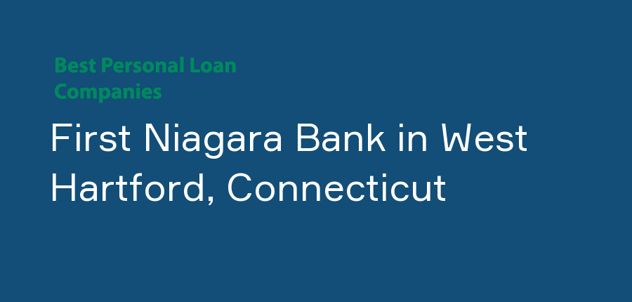 First Niagara Bank in Connecticut, West Hartford