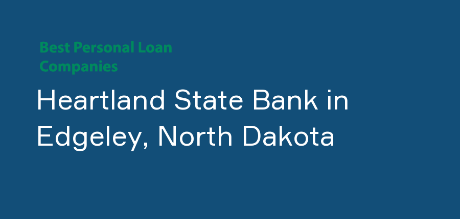 Heartland State Bank in North Dakota, Edgeley