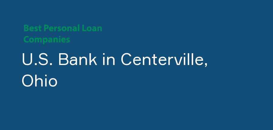 U.S. Bank in Ohio, Centerville