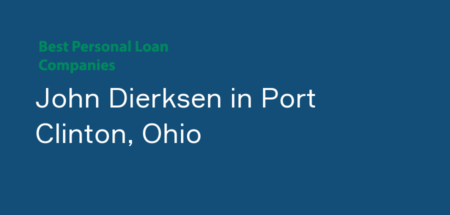 John Dierksen in Ohio, Port Clinton