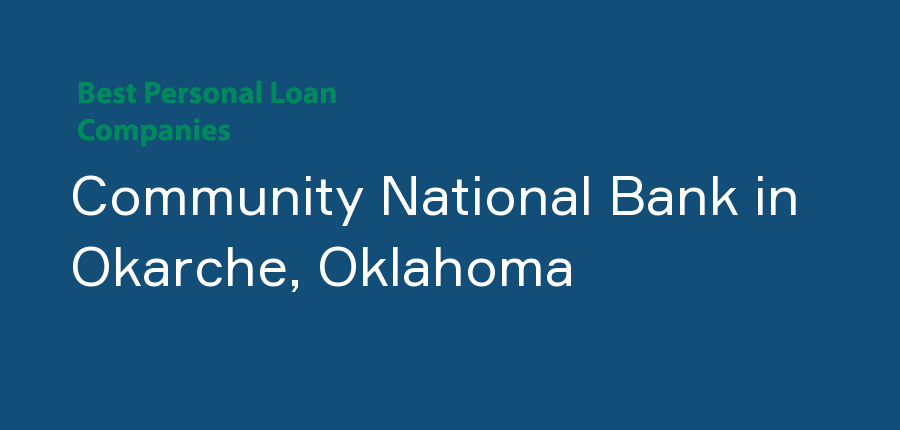 Community National Bank in Oklahoma, Okarche