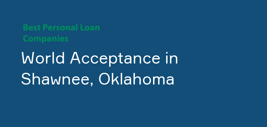 World Acceptance in Oklahoma, Shawnee