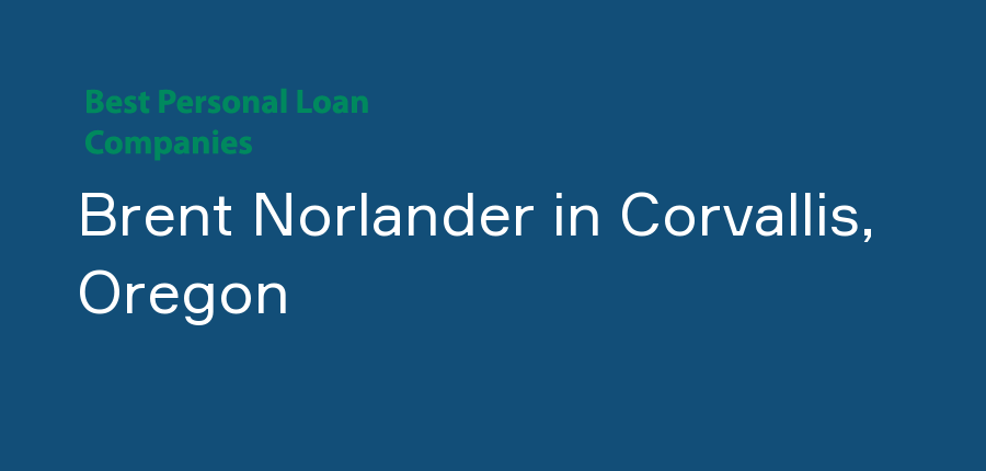Brent Norlander in Oregon, Corvallis