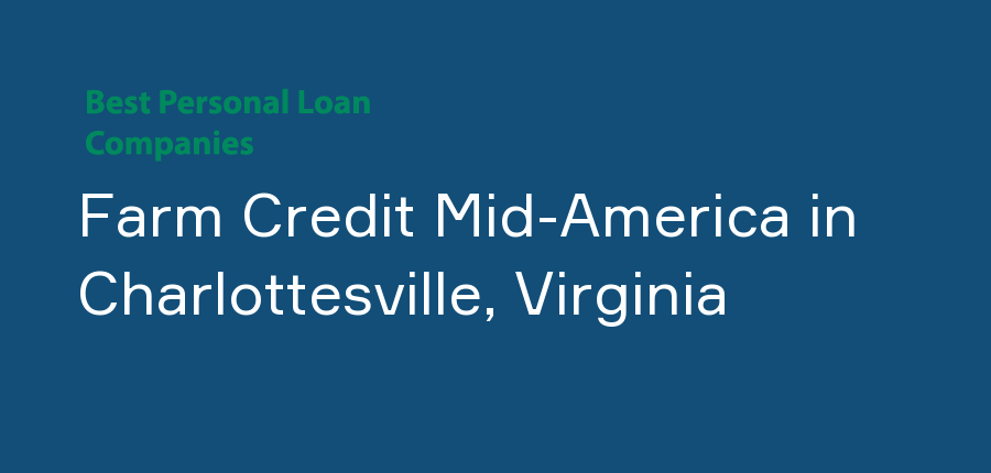 Farm Credit Mid-America in Virginia, Charlottesville