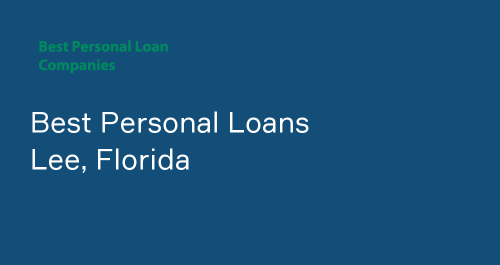 Online Personal Loans in Lee, Florida