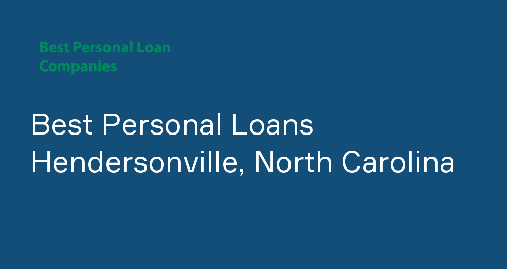 Online Personal Loans in Hendersonville, North Carolina
